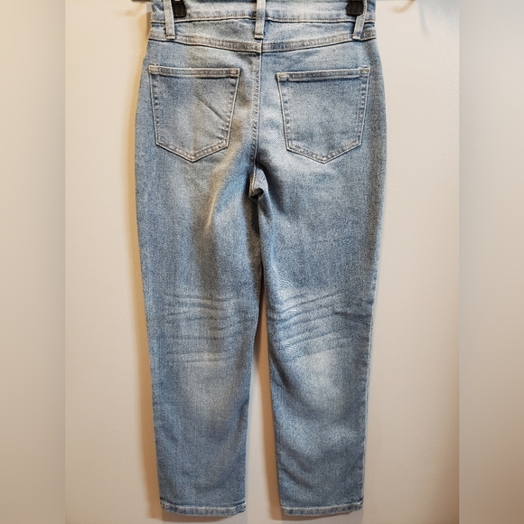 Rewash Vintage Revival High Rise Straight Ankle Jeans - Picture 2 of 8